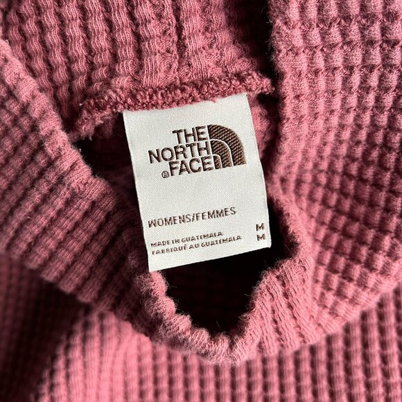 The North Face waffle mockneck shirt M - Picture 2 of 7